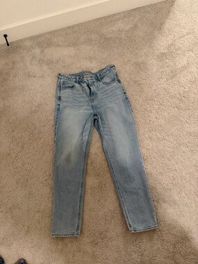 American Eagle Outfitters Light Blue Straight Leg Jeans